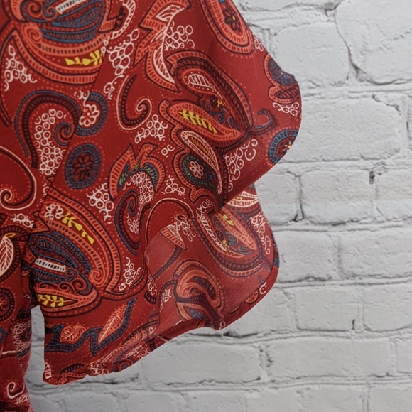 Loft Paisley Shirt Small - Picture 6 of 6